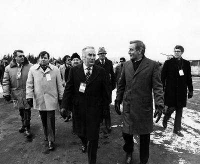 Governor Carey at the Olympic Opening Ceremonies (2 of 4)