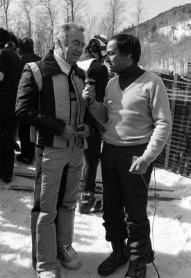 Governor Carey being Interviewed by Jim McKay of ABC