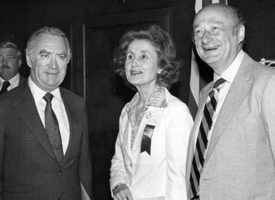 Governor Carey, Secretary Kreps, Mayor Koch