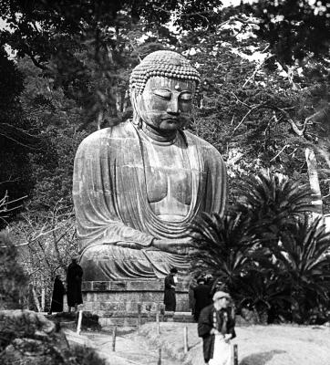 Daibutsu, Colossal Bronze Image of Buddha. Kamakura, Japan