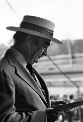 Governor Carey at the Saratoga Racetrack