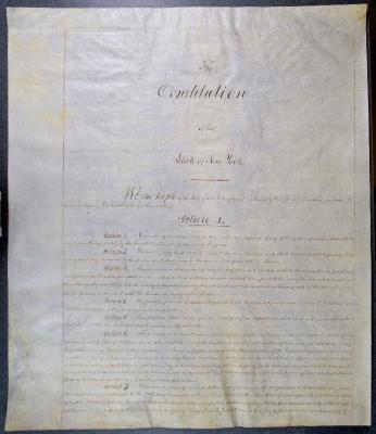 Third Constitution of the State of New York 