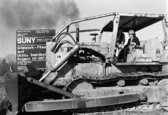 Governor Carey Operates Bulldozer