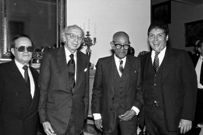 Composers Styne, Copland, Blake, and Raposo