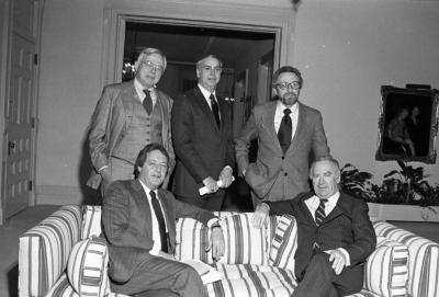 Governor Carey with Legislators in the Executive Mansion