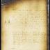 Minute of the discovery of unmarked cases of gun barrels and of linen