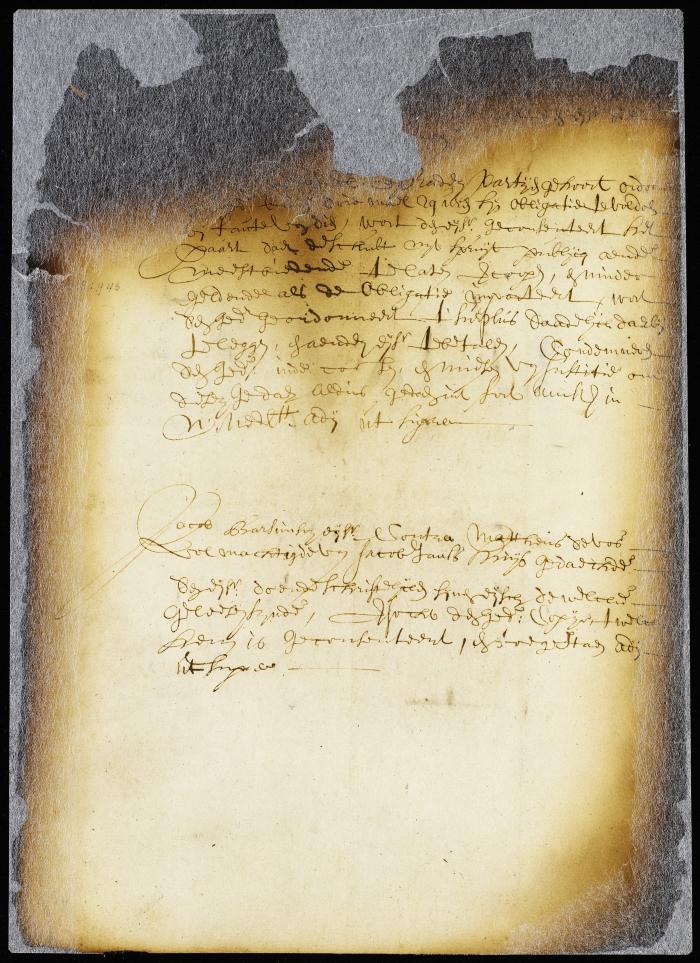 Jacob Barsimson against Mattheus de Vos, attorney for Jacob Jansz Huijs