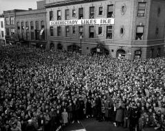 Eisenhower Campaign, Schenectady Crowd