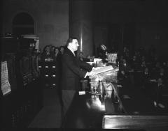 Governor Dewey at opening session of Legislature, Jan. 1946