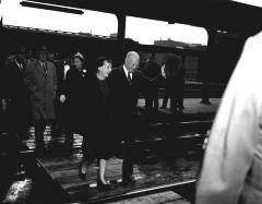 Eisenhower Campaign At Train Station