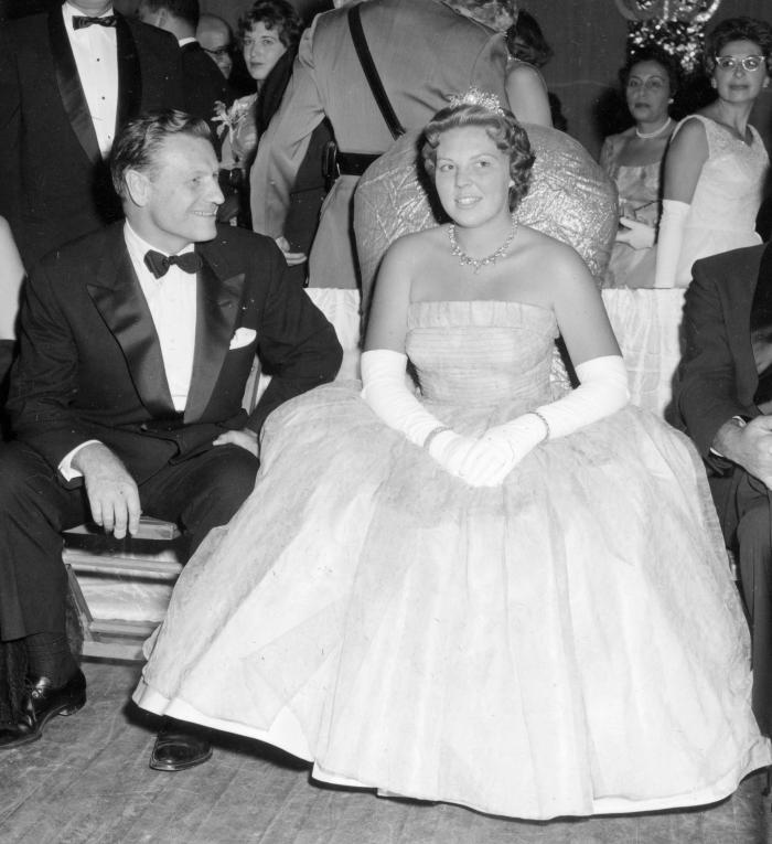 Princess Beatrix at the Hudson Champlain Ball at the Albany Armory