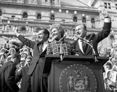 Governor Rockefeller, with Richard and Pat Nixon