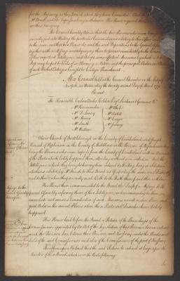 Council minutes, March 22, 1775