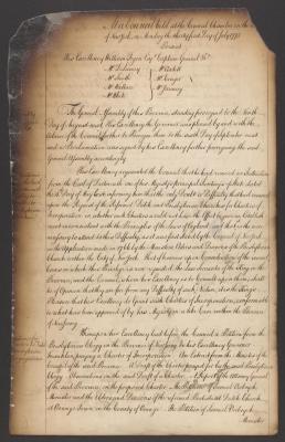 Council minutes, July 31, 1775