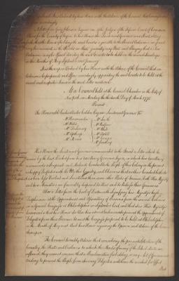 Council minutes, March 13, 1775