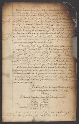 Council minutes, April 28, 1775