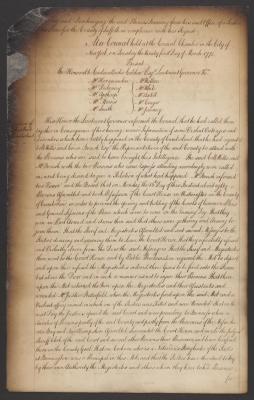 Council minutes, March 21, 1775