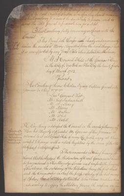 Council minutes, March 21, 1782