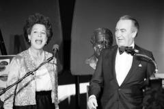 Governor Carey with Kitty Carlisle Hart at "The Carey Years"