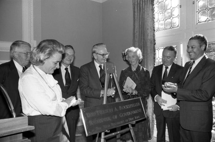 Dedication of the Rockefeller Institute