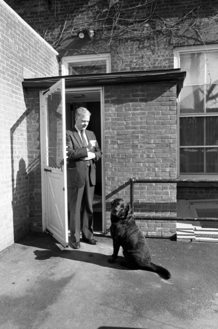 Robert Bennett and Dog