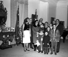 Governor Rockefeller and Wife entertaining