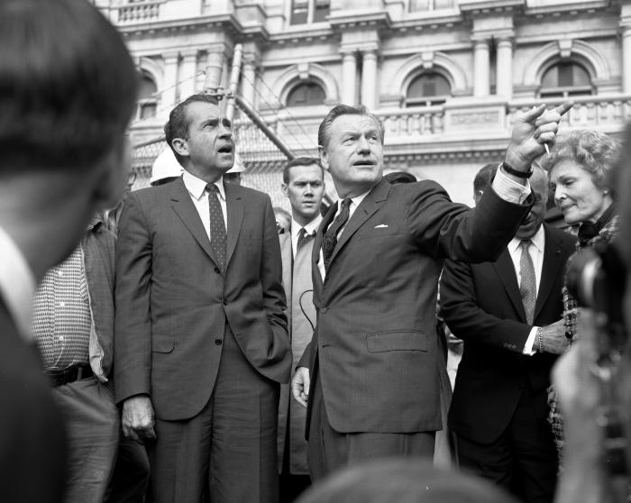 Governor Rockefeller with Presidential candidate Richard Nixon