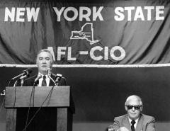 Governor Carey speaking to the AFL-CIO