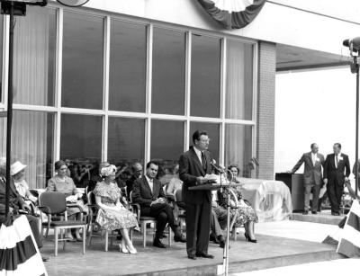 Governor Rockefeller at the Opening of the St. Lawrence Seaway