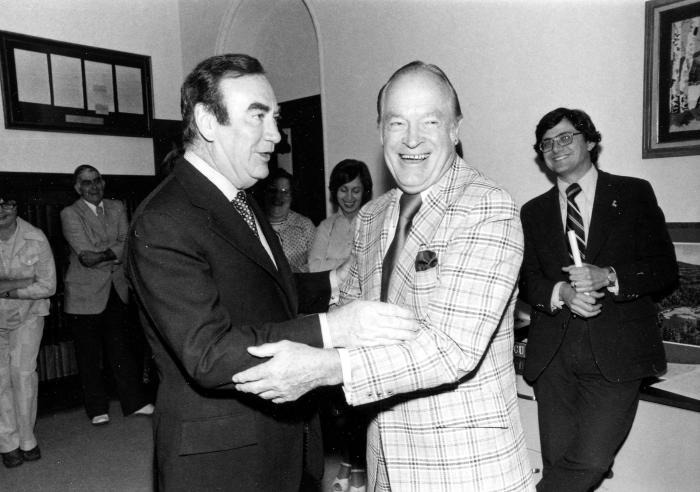 Hope and Carey 1 - News Conference with Bob Hope and Gov. Carey