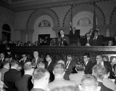 Governor Rockefeller delivering an Address (3 of 3)