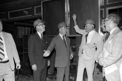 Governor Carey at Union Station with Mayor Corning