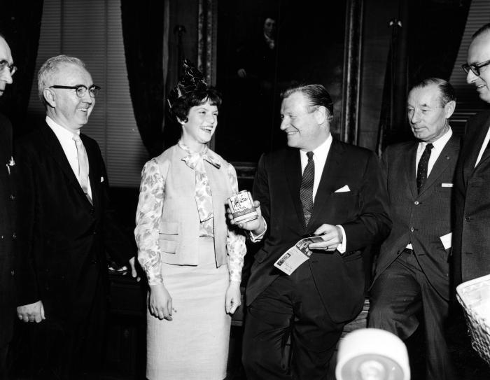 Governor Rockefeller with the Maple Queen of New York 