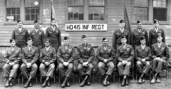 Hugh L. Carey and other members of the 415th Infantry