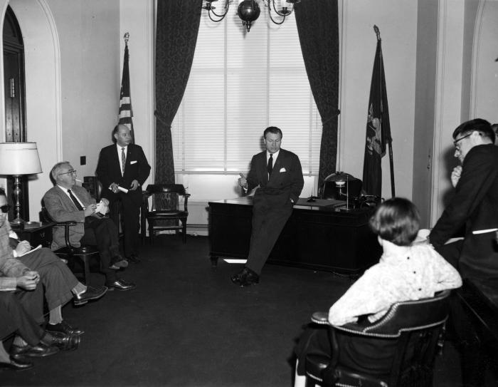 Governor Rockefeller's First press conference