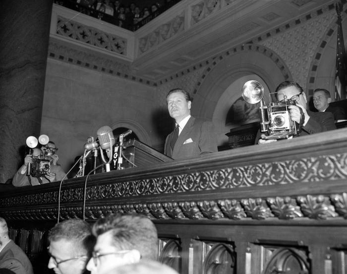 Governor Rockefeller delivering an Address (1 of 3) 