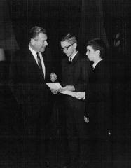 Government. Newspaper Carrier Boys with Rockefeller