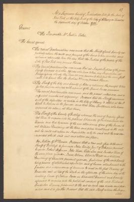 Minutes of the Supreme Court of Judicature of the State of New York, October 1781