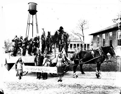 Native American Demonstration from Kids' Reenactment of Thanksgiving