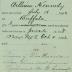 Civil War muster roll abstract for William Kennedy of the 13th Infantry