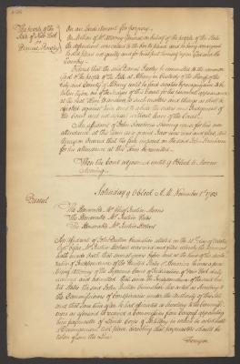Minutes of the Supreme Court of Judicature of the State of New York, November 1783