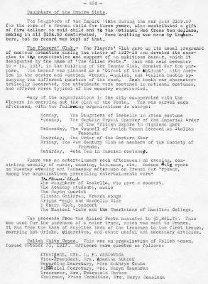 Utica Report - Polish White Cross and Daughters of the Empire State