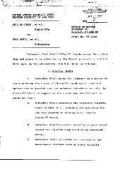 Notice of Motion of Pfeil, United States District Court, Western District of New York in the matter of Akil Al-Jundi, et al. v. Karl Pfeil,, et al.