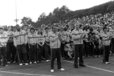 Adirondack team at the Empire State Games opening ceremony