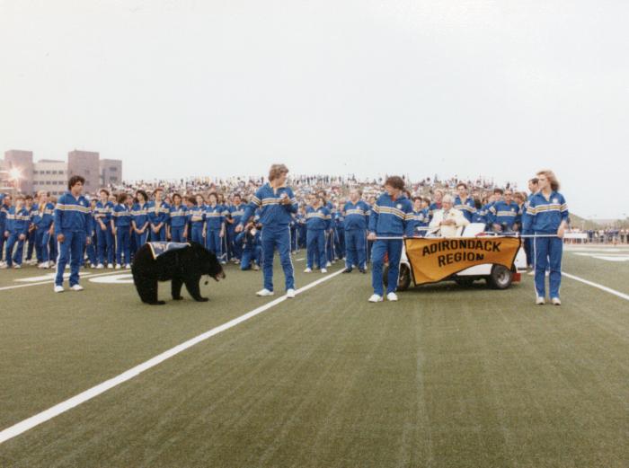 Adirondack Region at opening ceremony of the Empire State Games