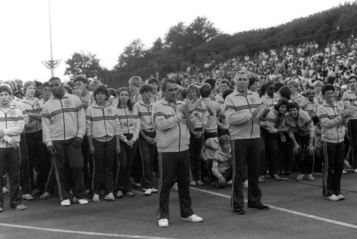 Adirondack team at the Empire State Games opening ceremony