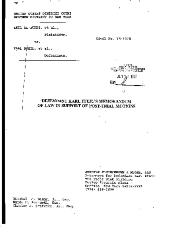 Defendant Pfeil's Memorandum of Law, United States District Court, Western District of New York in the matter of Akil Al-Jundi, et al. v. Karl Pfeil, et al.