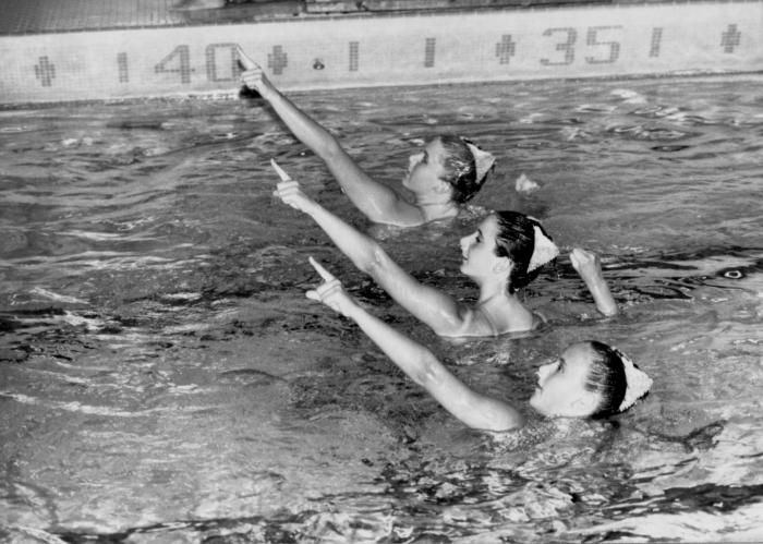 Women's synchronized swimming at the Empire State Games