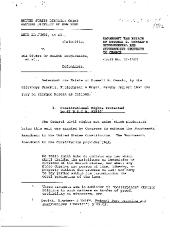 Oswald's Requests to Charge, United States District Court, Western District of New York in the matter of Akil Al-Jundi, et al. vs Estate of Rockefeller, et al.