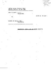 Plaintiffs' First List of Marked Exhibits, United States District Court, Western District of New York in the matter of Akil Al-Jundi, et al. v. Estate of Oswald et al.